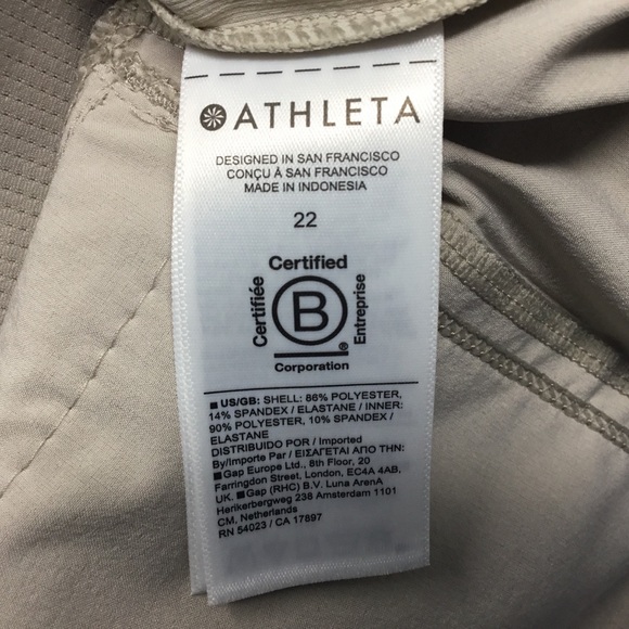 Athleta Brooklyn 16" Mid Rise Skort Athletic Golf Tennis Hiking Plus Size 22 - Picture 8 of 10